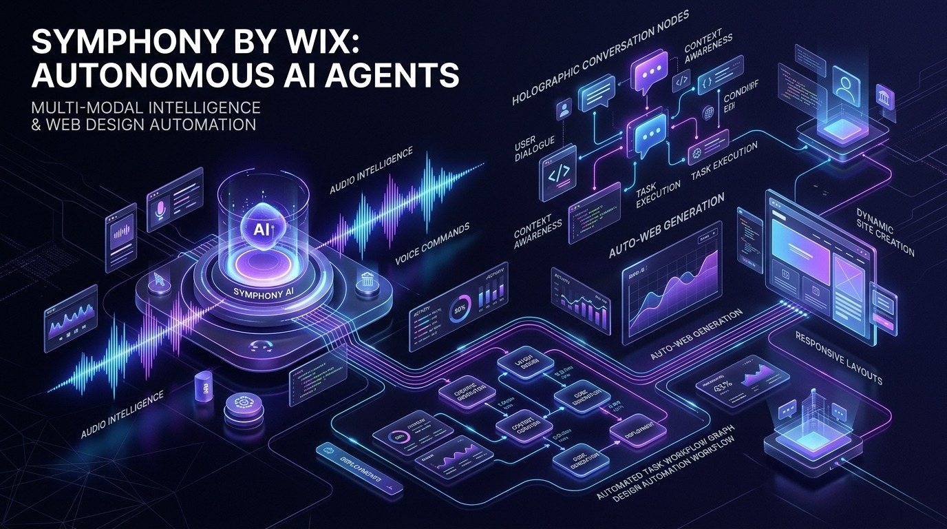 Symphony by Wix 深度实战:企业级自适应 AI Agent 如何重构独立站获客与运营工作流