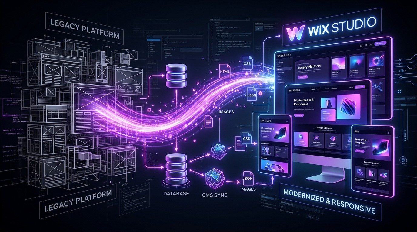 旧网站改版与系统升级指南：从 WordPress/老版 Wix 无缝迁移至 Wix Studio 的完整方案